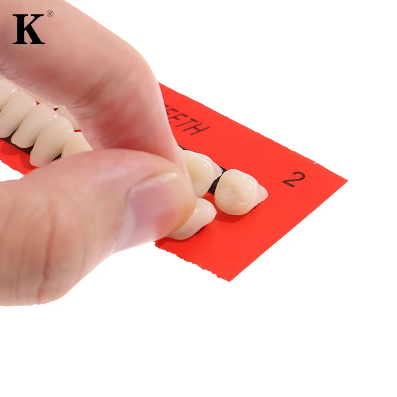 28 шт./компл. Универсальный Resi накладные зубы Смола Зубы Модель прочные зубные