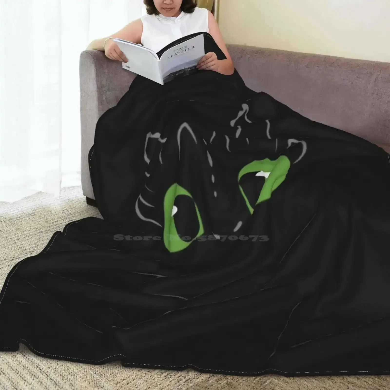 Милое Fury Новейшее супермягкое теплое легкое тонкое одеяло Night Fury Cute Fury Httyd Httyd Httyd Dark Film Movie Driving Drive Riding (art.: 3920ccbc4ce19) - 3920ccbc4ce19