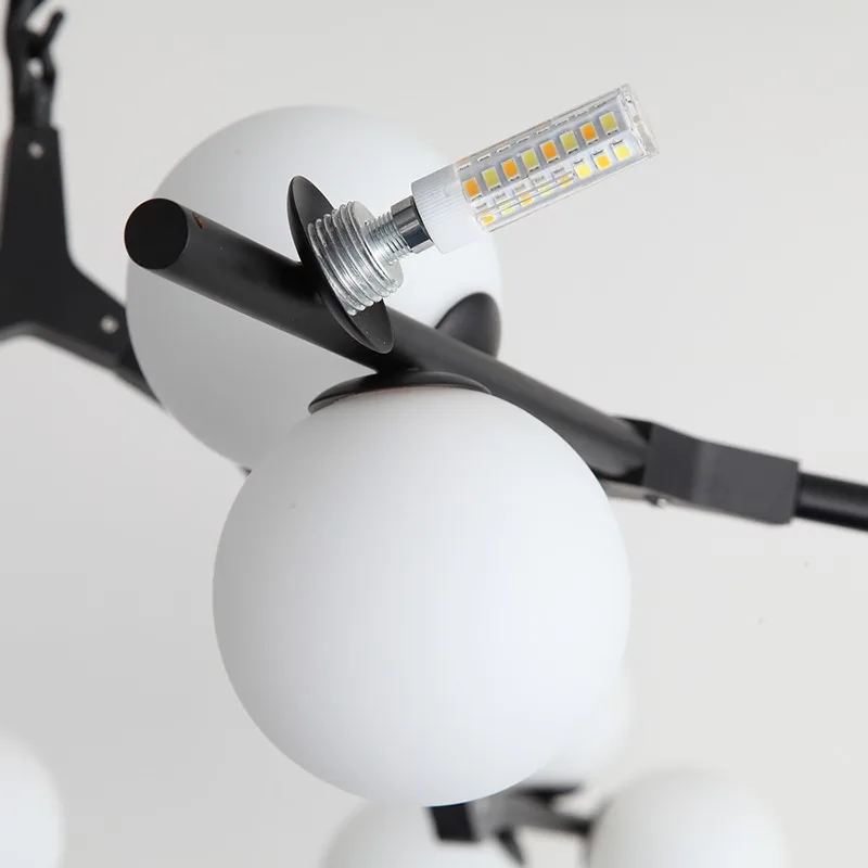 Скандинавская светодиодная люстра украшение для гостиной спальни столовой