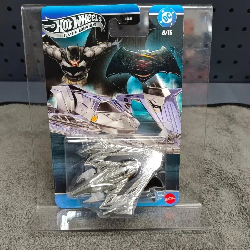 Hot Wheels HDG89 Серия Silver: Новая модель Бэтмобиля и Бэтвинга Бэтмена, масштаб 1:64, литая модель автомобиля, коллекция DC Riddler, подарочная игрушка. (art.: 3920dced19c08) - 3920dced19c08