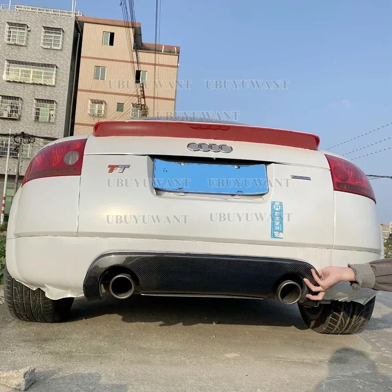Диффузор для заднего бампера из углеродного волокна спойлер Audi TT 8N 2004 2005 2006 Sport Coupe