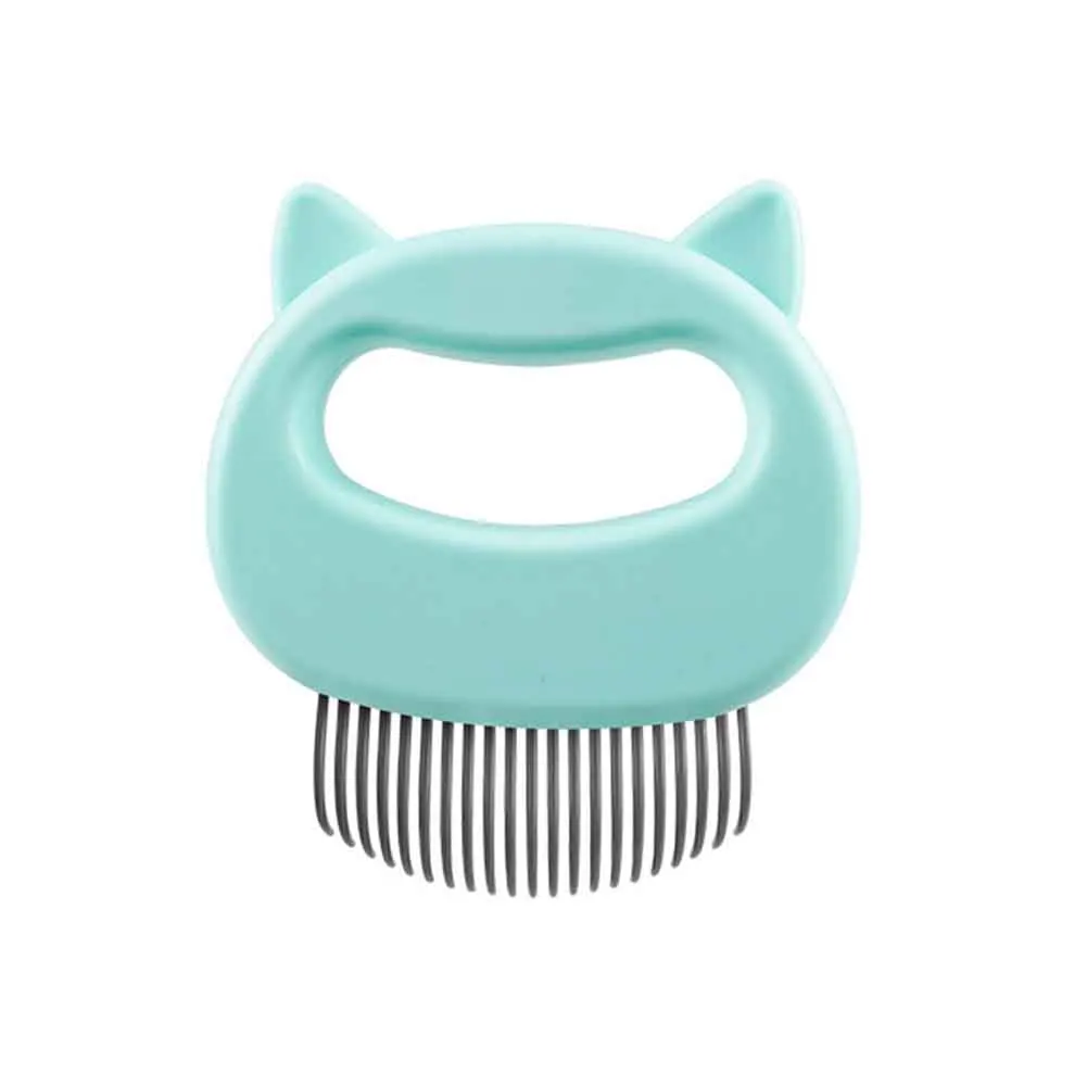 

Styling Tool Ergonomic Easy Clean Elastic Teeth Pet Comb ABS Durable Massage Portable Dog Cat Brush Trimming Hair Shaving