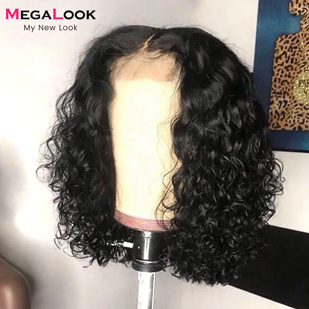 180 плотность прозрачные кружевные передние парики парик из человеческих волос Remy