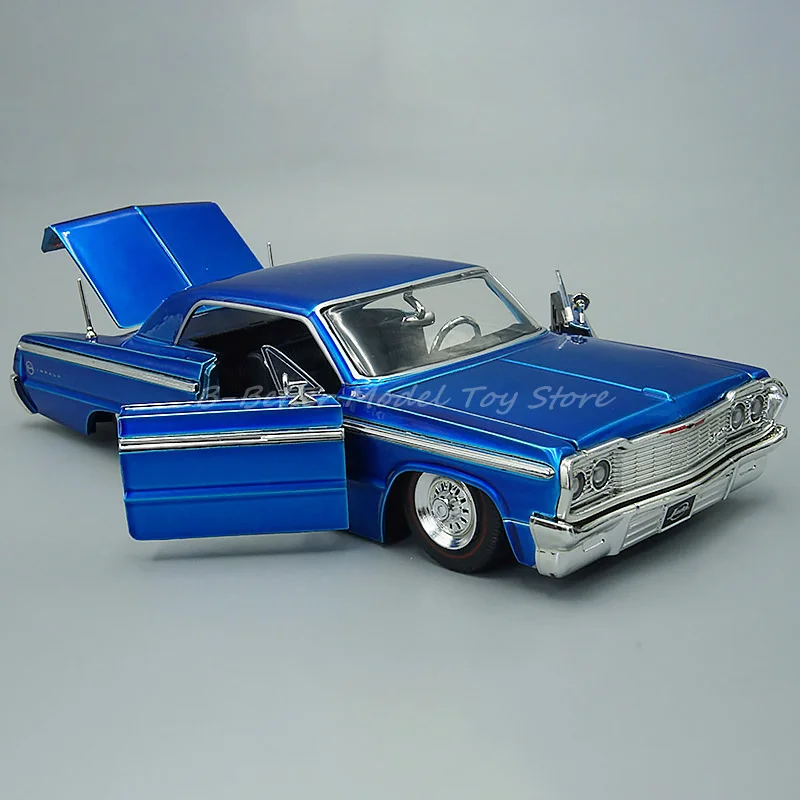 Модель игрушечного автомобиля 1:24 модель модели 1964 Chevy Impala миниатюрная копия
