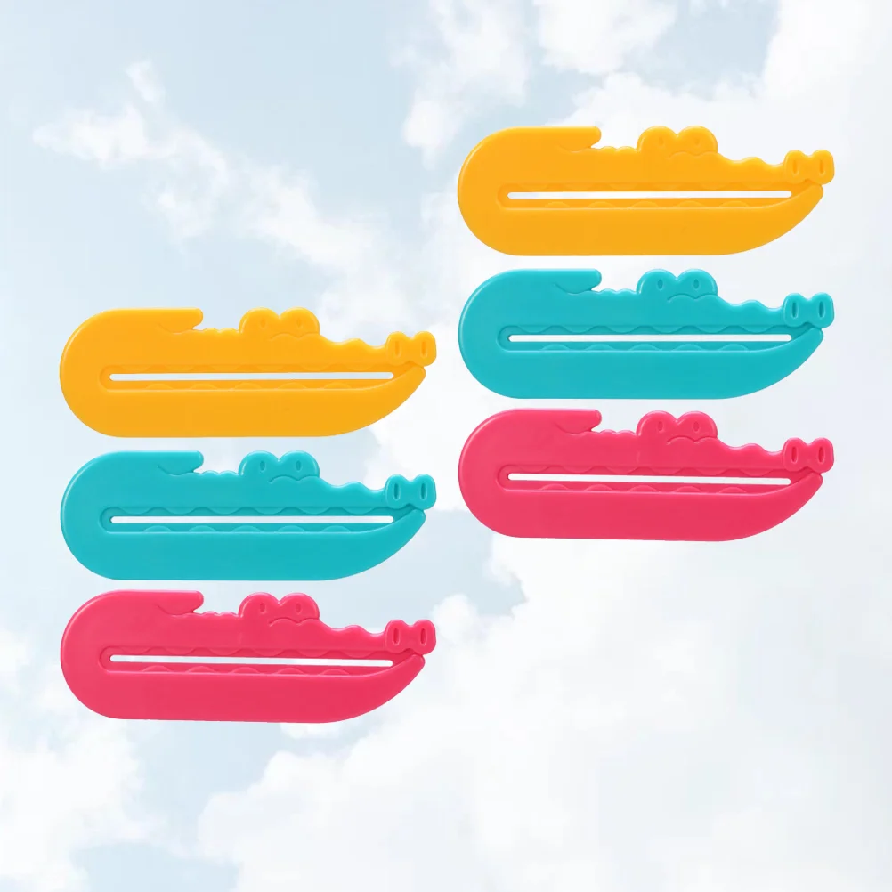 6 шт. соковыжималки для зубной пасты зубные щетки диспенсер зажим экструдера