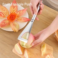 multi purpose fruit triangle push knife diy platter peeler stainless steel grater carving knife kitchen accessories fruit cutter