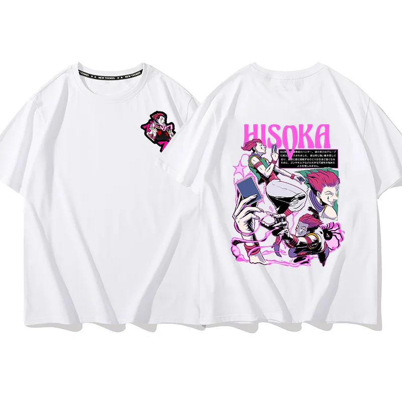 Аниме Hunter x Hisoka футболка с принтом пара студенческая уличная спортивная