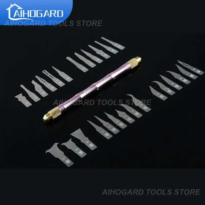 

Metal Scraper 69a Pry Knife Double-head Removal Mobile Phone Maintenance Motherboard Chip Shovel Repair Tool