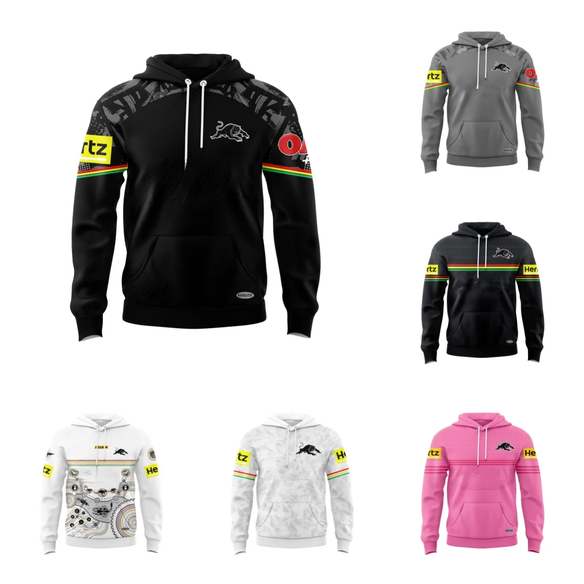 Домашняя рубашка для регби Penrith Panthers 2024 года —HOODIE