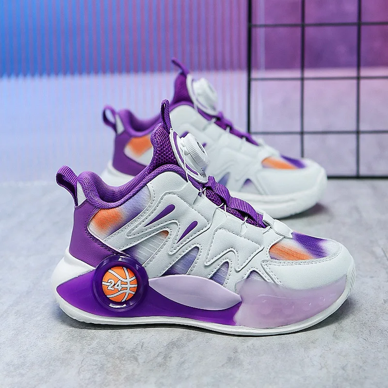 All Seasons Kids Sneakers Children's Fashion Sports Shoes Boys Basketball Shoes Leisure Breathable Outdoor Child Running Shoes