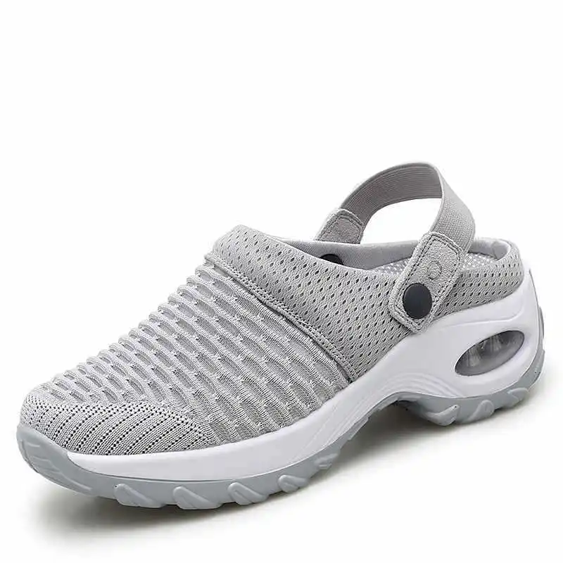 

Primavera y verano 2021 zapatos de mujer con malla de aire flat sandals water shoes for women beach sandals women