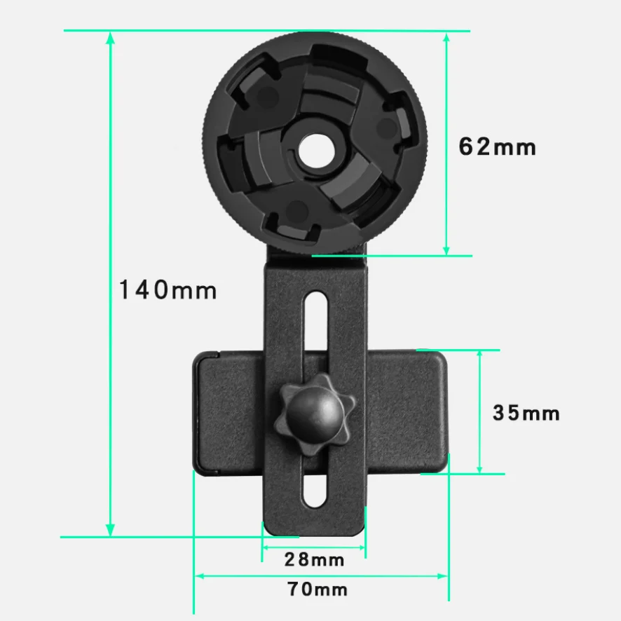 Универсальный бинокль с подставкой фотоадаптер 24-45 мм Зрительная труба