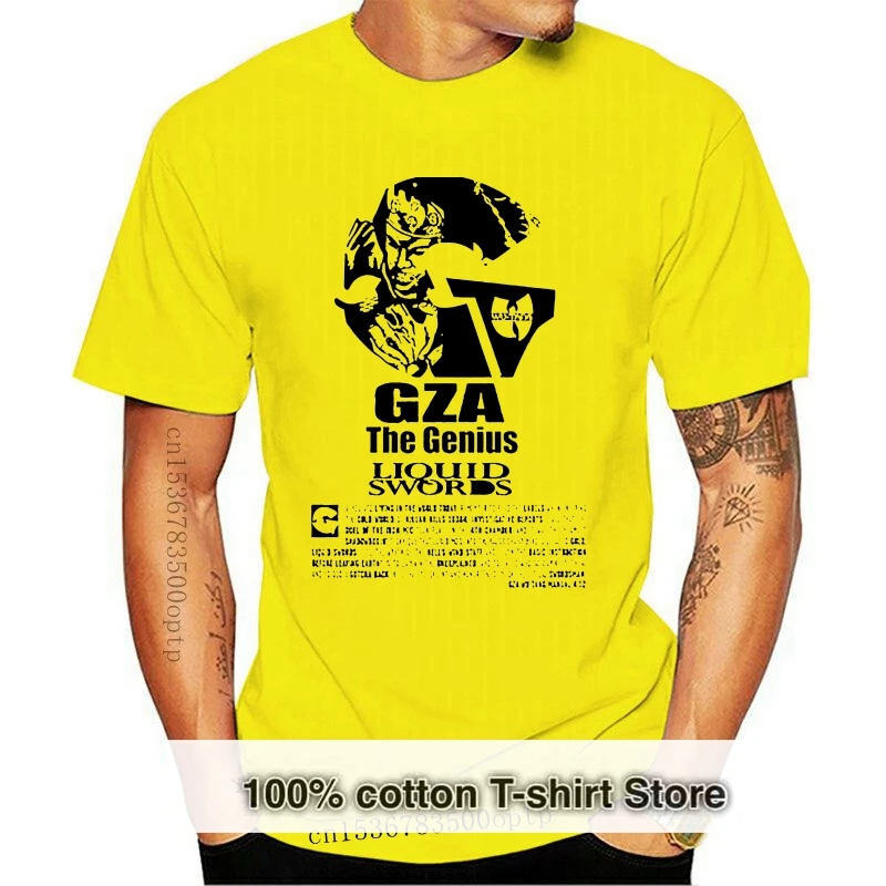 

2019 летняя модная популярная футболка в стиле хип-хоп, Классическая футболка в стиле 90-х Cypha Underground Gza с музыкой в стиле рэпа