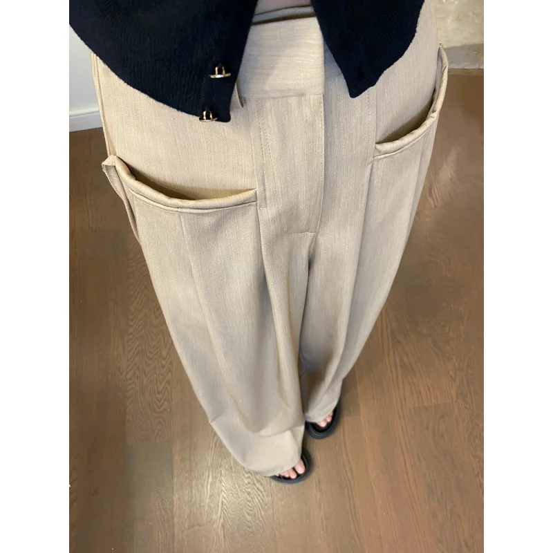 

Cargo Straight Wide Leg High Waist Women's Pants 2023 y2k Style Trousers Summer Clothes Fashion Casual Palazzo Pant Korean Slim
