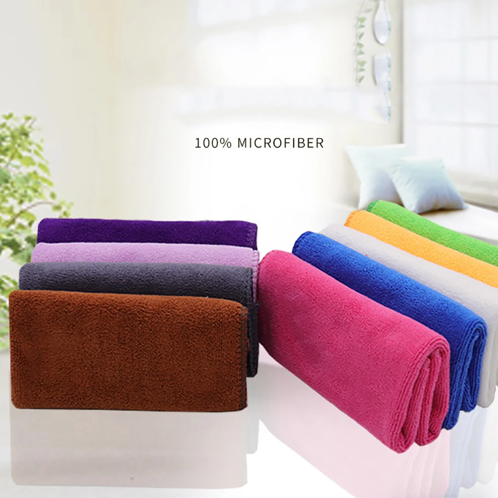 

35*75cm Microfiber Towel Rag Housekeeping Cleaning Thickened Absorbent Scouring Pad Floor Kitchen Glass Cleaning Drying Cloth