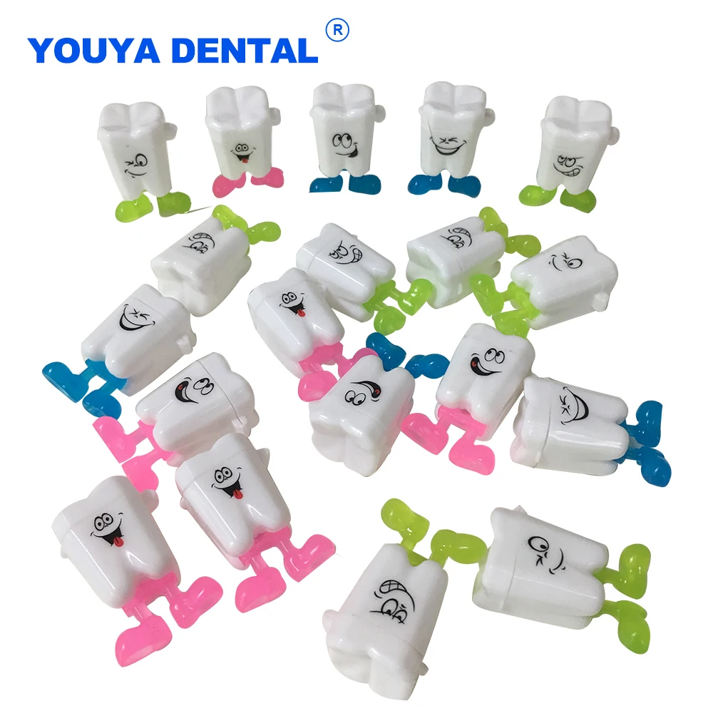 Cute Mini Teeth Tooth Shape Organizer Box Lovely Tooth Fairy Box Child's Tooth Souvenir Save Container Tool Dental gift 50pcs