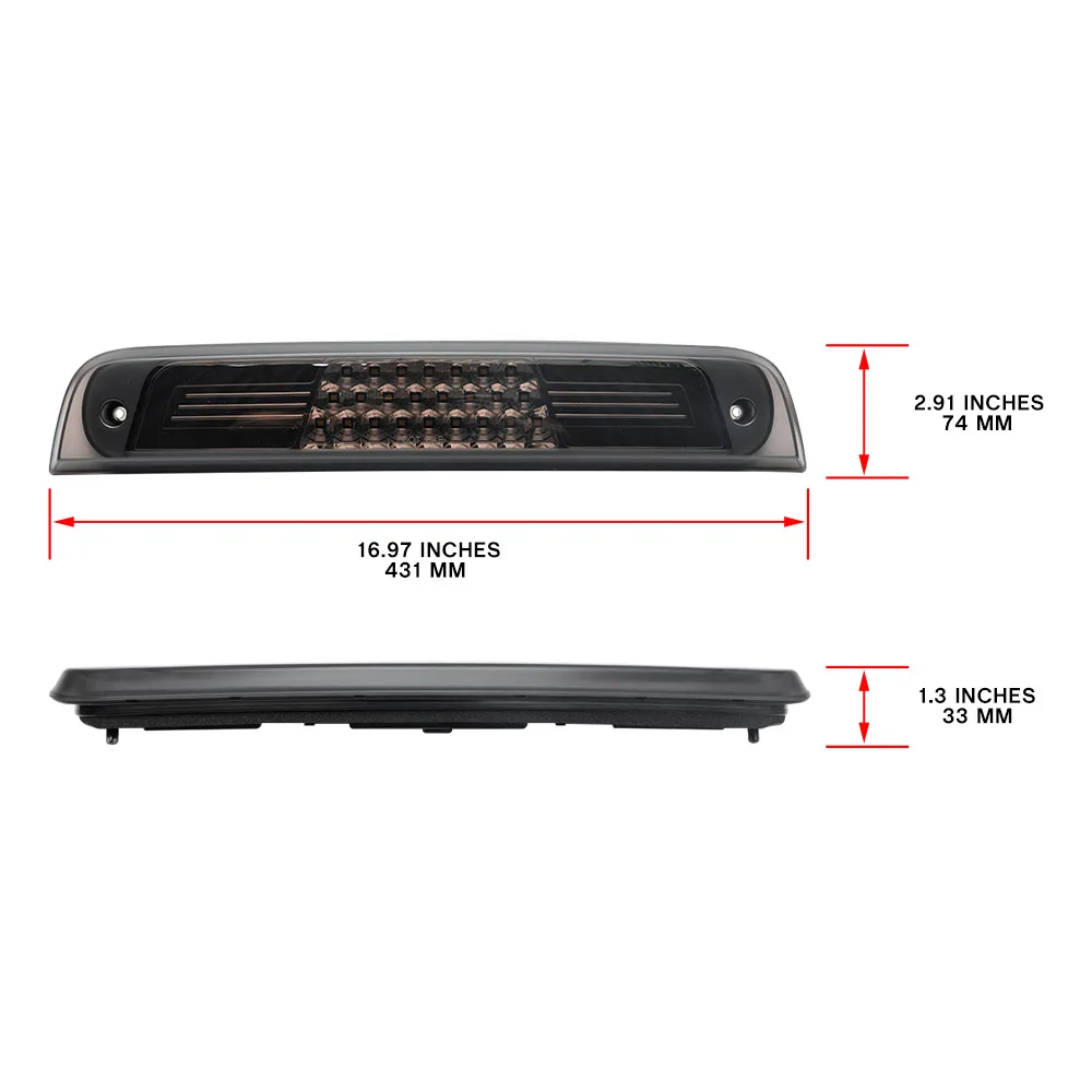 

Для грузовиков RAM 1500 Gen5 DT Pickup 2019 2020 2021 2022 2023 2024 2025 светодиодный третий стоп-сигнал Белый комплект грузовой крыши кабина Багажник-кровать