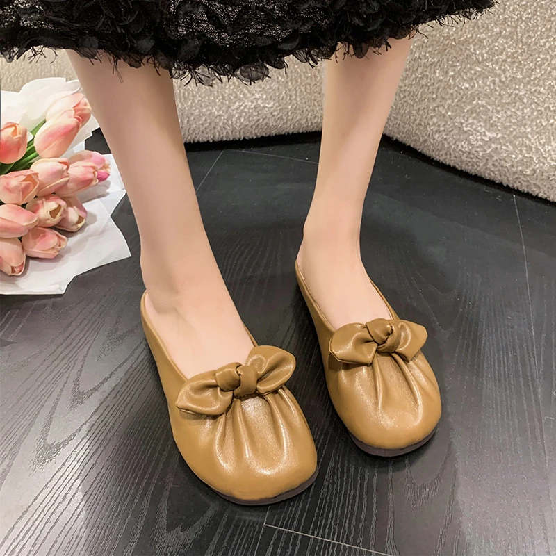 

Shoes for Women 2023 Sandals Korea Flat Tenis Sandals Loafers Summer Fashion Round Toe Ladies Shoes Slippers and Sandals 여성구두 여름