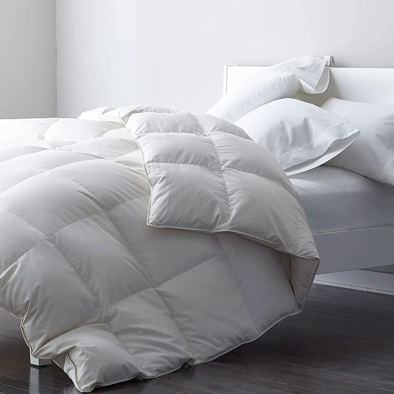 

Couette 4 Saisons 240x260 cm, Couette lit 2 Personne 240x260 cm Plume et Duvet, Chaude Édredon Couverture de Qualité Hôteli