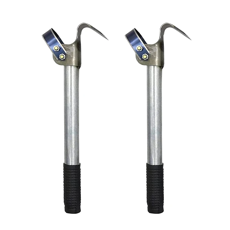 

2PCS Garden Tools Weed Puller Tool Garden Hoe Small Bark Scraper Multi Purpose Fast And Labor-Saving Hand Tool Retail