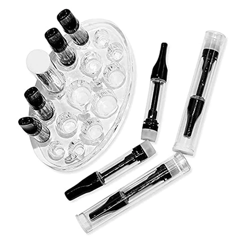 

2 держателя для картриджа, демонстрационная подставка 510 корзины/толстая пластиковая настольная подставка-органайзер, прочный Настольный д...