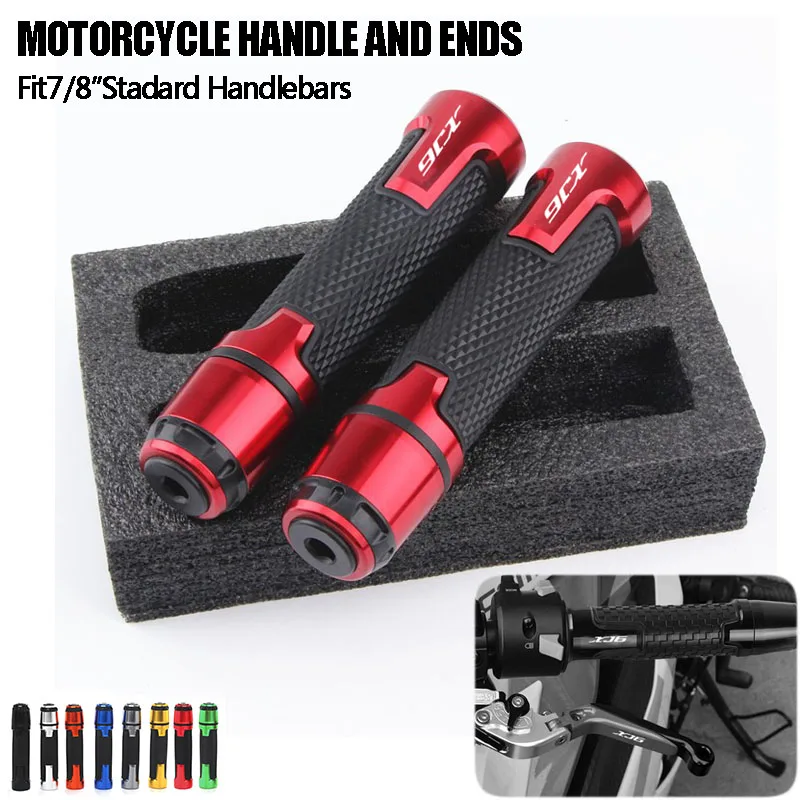 

For YAMAHA XJ6 XJ-6 Motorcycle 7/8"22mm Aluminum Rubber Handlebar Grips Ends Handle Caps Hand Bar Plugs