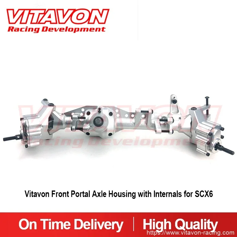 Vitavon CNC Alu7075 корпус передней портальной оси с внутренними элементами для SCX6 Jeep