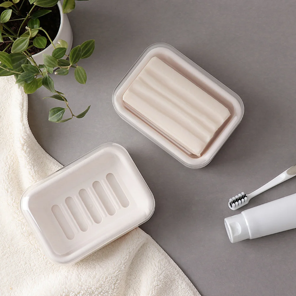 

Soapholder Container Dish Bar Case Boxbathroom Storagedraining Lid Drain Kitchen Cover Saver Tray Dishes Sponge Squaresink