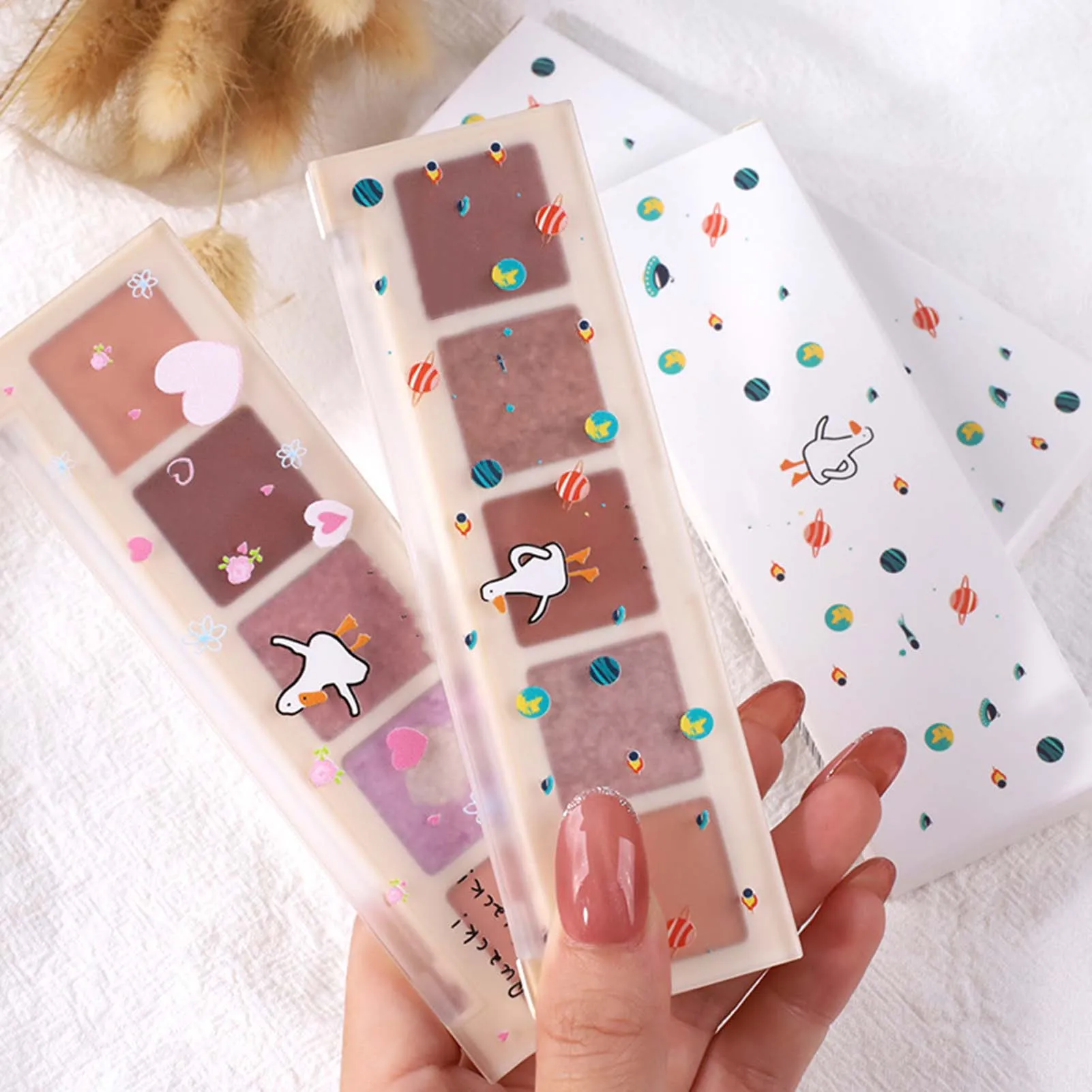 

5 In 1 Matte Shiny Eyeshadow Professional Eye Makeup Eyeshadow Birthday Gift