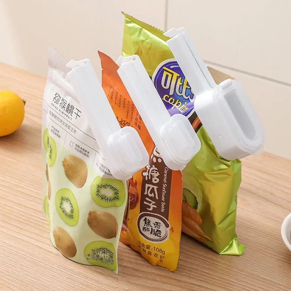 

Sealing 180 Degree Flip for Cereal Snack with Spout Moisture-proof Kitchen Gadget Bag Clamp Bag Clip Food Sealer