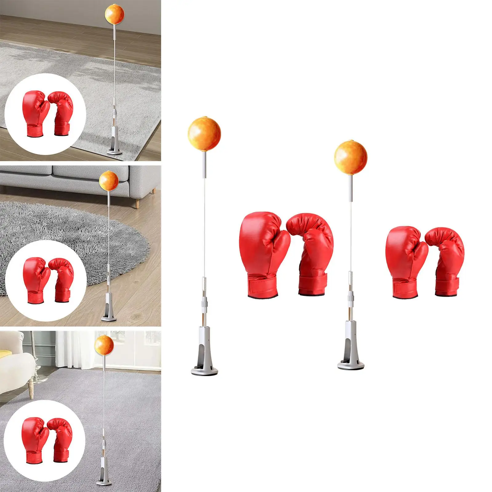 Боксерский мяч для тренировок по высоте с регулируемой скоростью