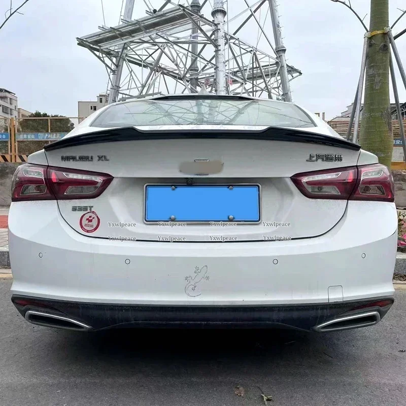 Фото Спойлер в стиле M4 для Chevrolet Malibu XL 2016-2022, ABS-пластик, задний спойлер на багажник, аксессуары для тюнинга кузова №3