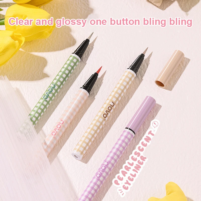 

Highlighter Eyeliner Soft Smooth Eye Liner Shimmer Glitter Highlight Pen Liquid Eyeliner Pen Brighten Sparkling Eyes Cosmetics