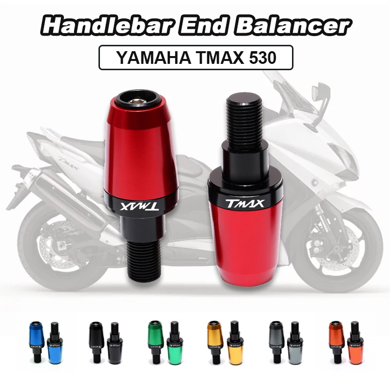 

Motorcycle Accessories Handlebar Grips Handle Bar Cap End Plugs FOR YAMAHA TMAX530 TMAX500/SX/DX