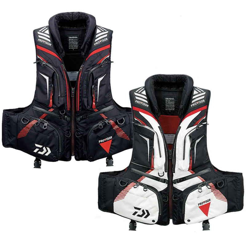

New Men Rock Fishing Lifejacket Fishing Vest Breathable Professional Multifunctional Buoyancy Fishing Vest
