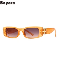 boyarn fashion narrow box sun small red book shades europe and america ins style glasses retro oculos sunglasses