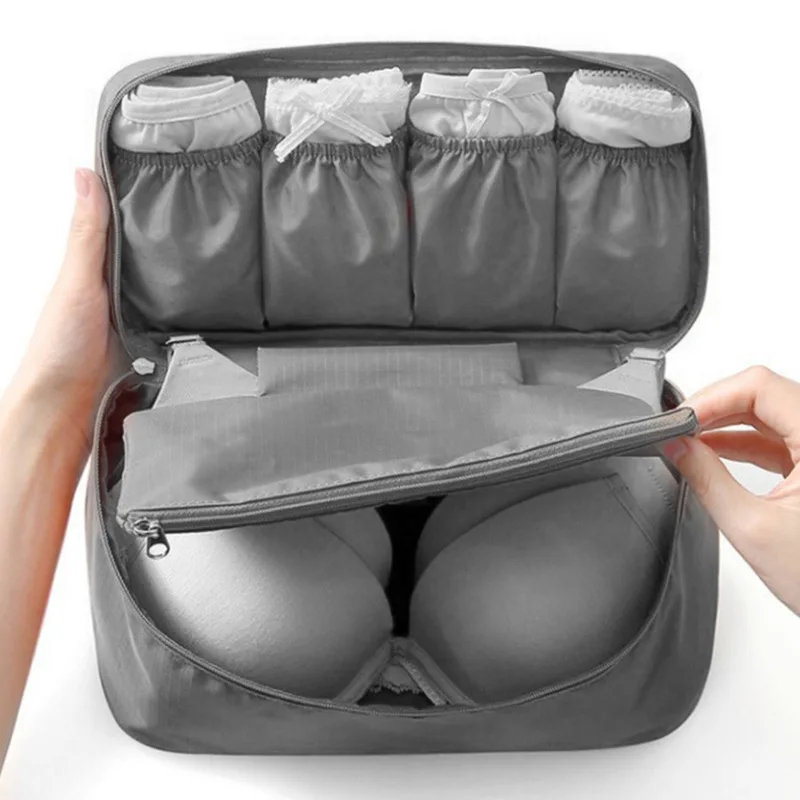 

Дорожная сумка для хранения одежды, дорожная Портативная сумка для хранения нижнего белья, сумка для бюстгальтера, многофункциональная сумка для сортировки одежды для дам