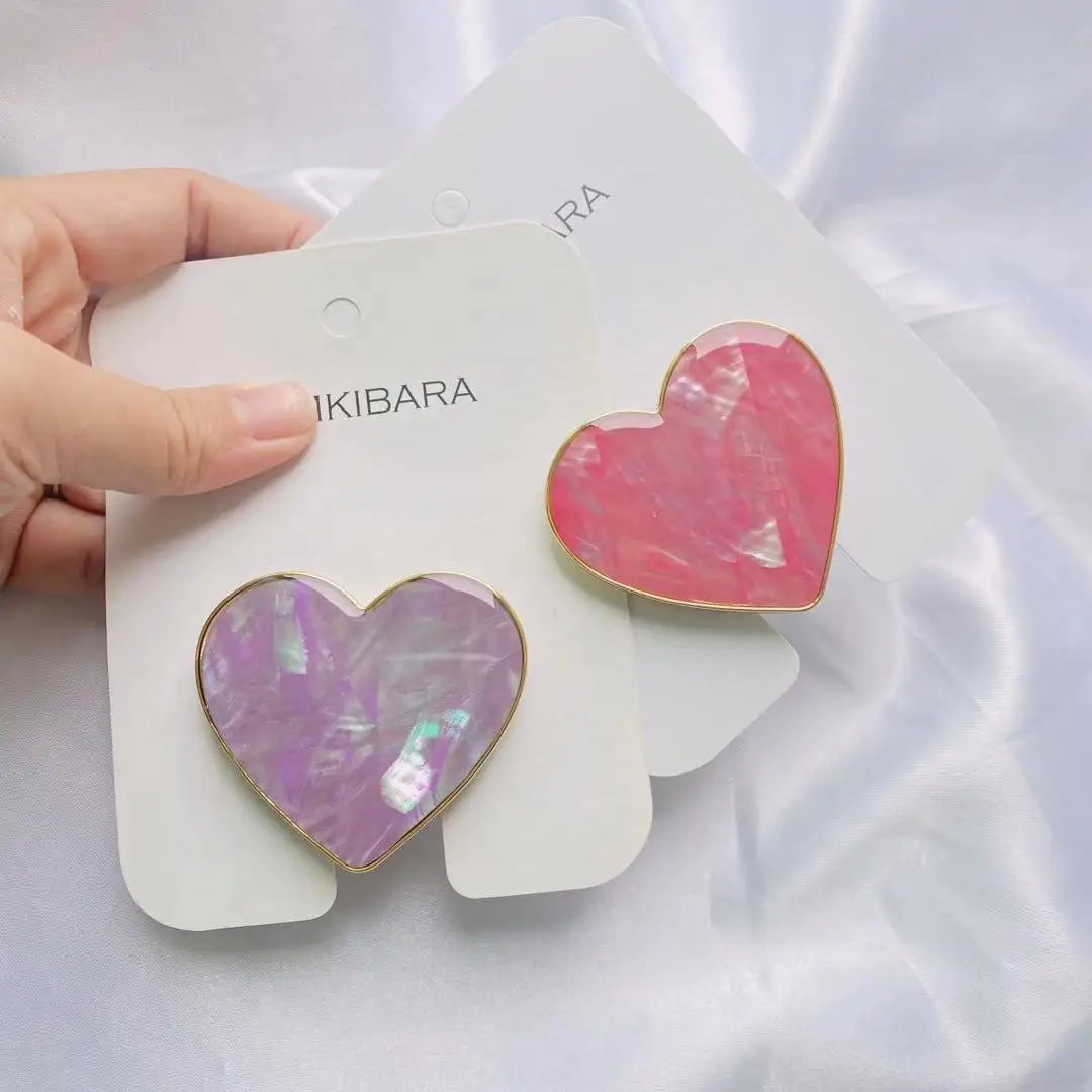 INS Love Hearts Seashell кронштейн для телефона ручка iPhone Samsung Huawei Xiaomi универсальный