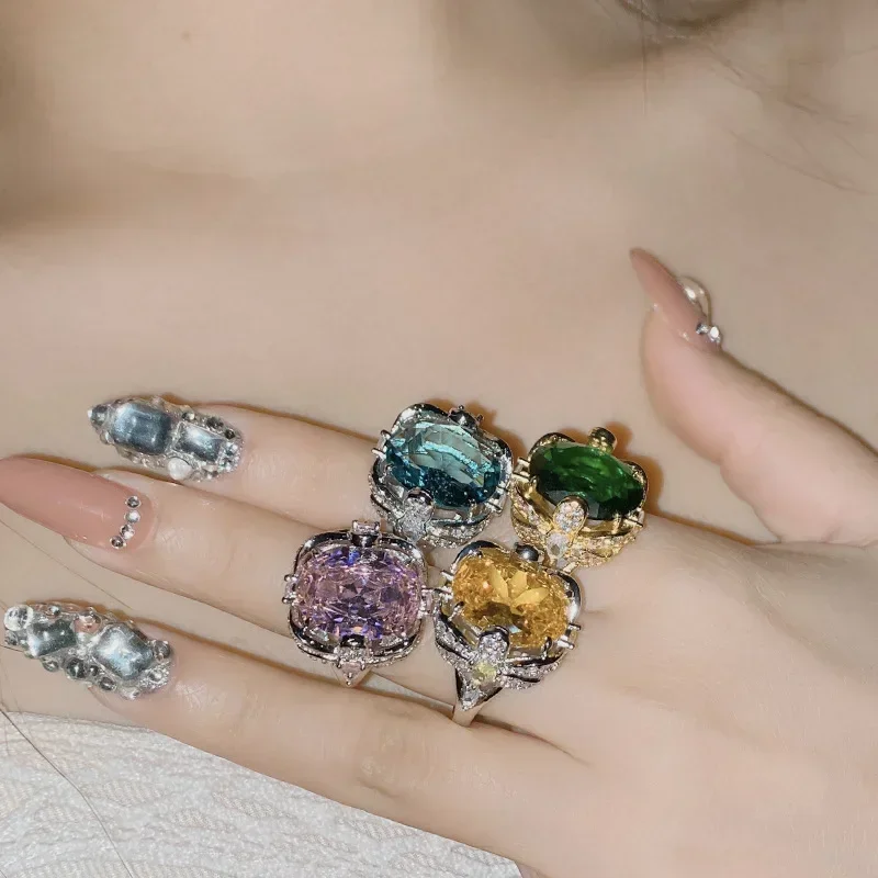 Высокое качество Роскошное кольцо MDLFES с бриллиантами в стиле муасса и