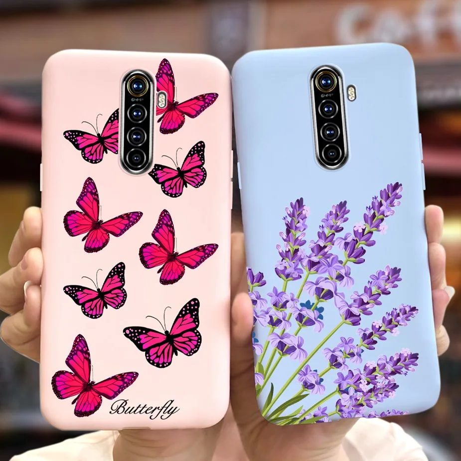 Чехол для Oppo Realme X2 Pro стильный окрашенный чехол мягкий силиконовый телефона X 2