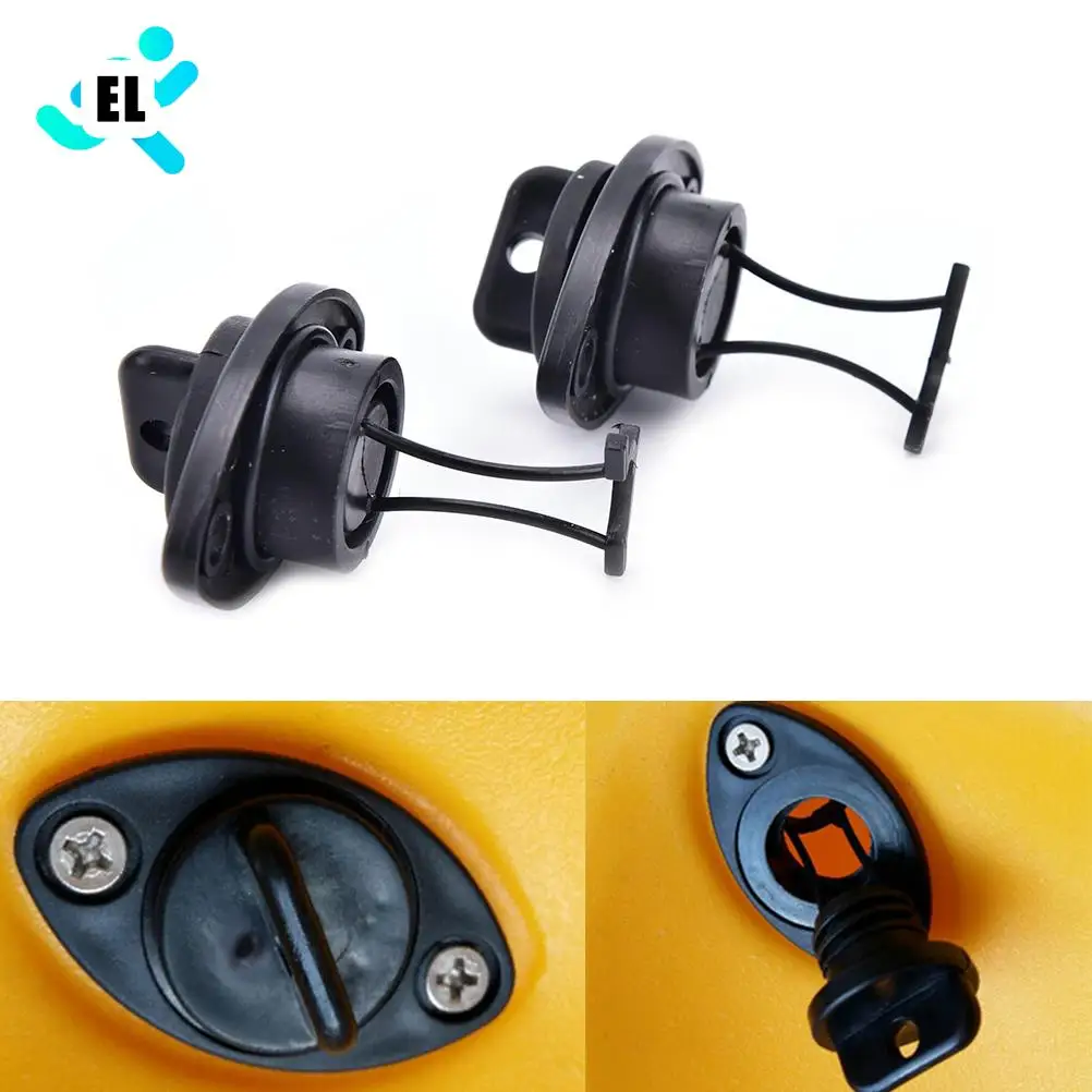 

2Pcs Universal Drain Plug Kit Plugs Bung Screws Kayak Canoes Boat