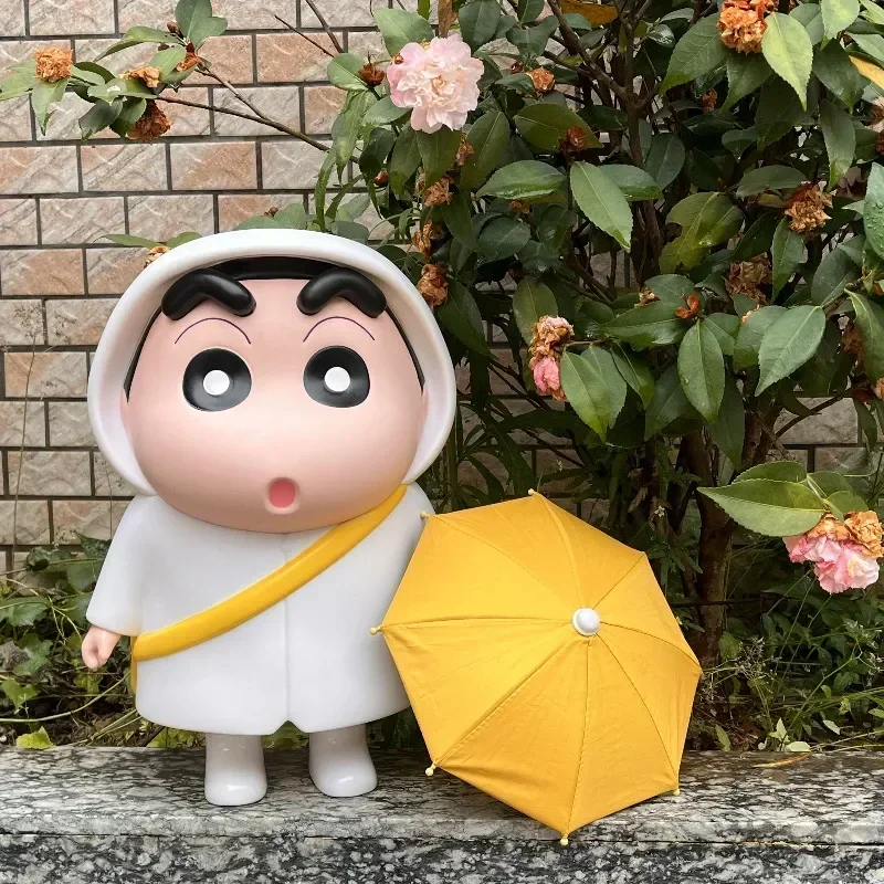 Crayon Shin-Chan 40 см Большой дождевик фигурка серия модель автомобиля украшение Кукла