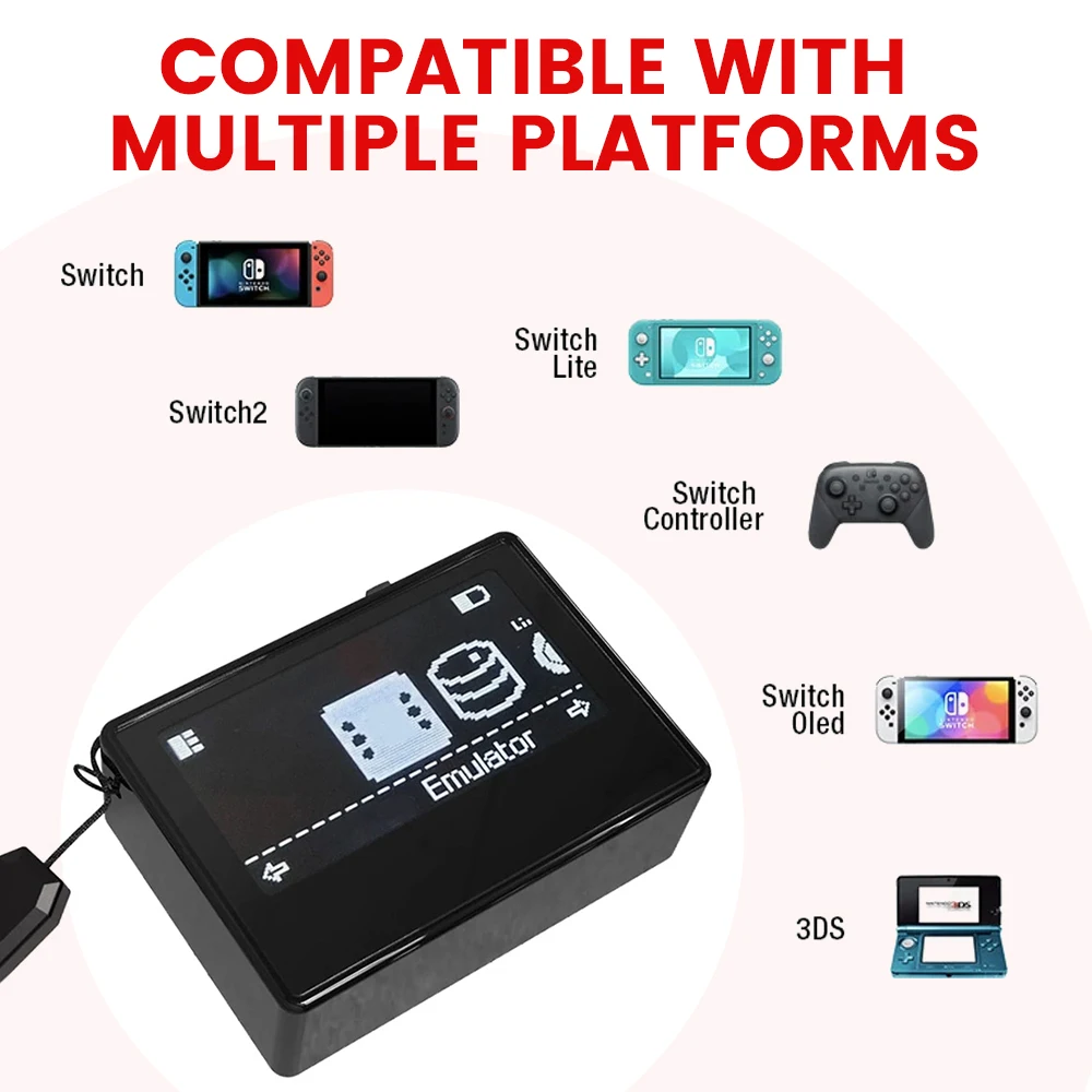 Фото Универсальный Bluetooth-совместимый программатор-симулятор Amiibo для Switch2/Wiiu/3DS, аксессуар для игровых консолей №4
