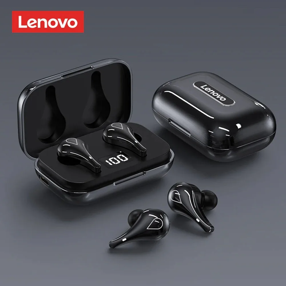 

Bluetooth-наушники Lenovo Lp3, Tws, водонепроницаемые, с микрофоном