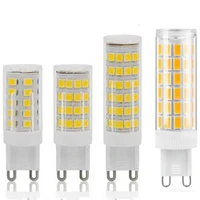 10pcslot led bulb 5w 7w 9w 12w g4 g9 e14 led lamp ac 220v led corn bulb smd2835 360 beam angle replace halogen chandelier light