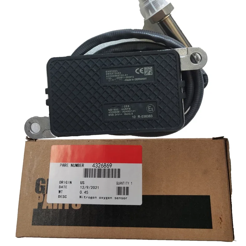 

Для датчика nox cummins 4326869 5WK96753B 5wk9 6753B, датчик кислорода азота для Cummins 4326869