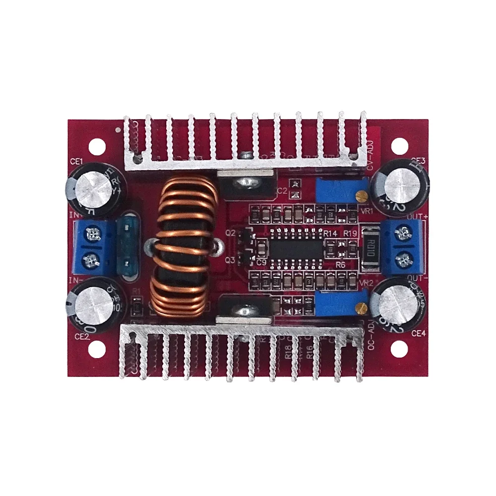 Повышающий преобразователь постоянного тока 400 Вт 15 А стандартный модуль