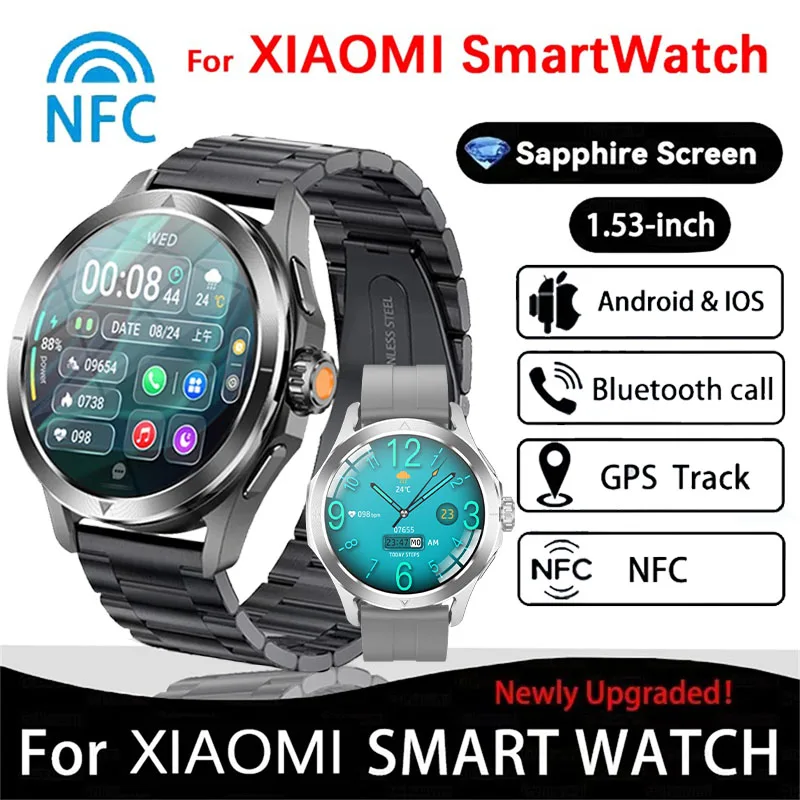 Для XIAOMI S4 PRO Смарт-часы Мужские часы 4 Pro обновленная версия AMOLED HD Экран Bluetooth Вызов