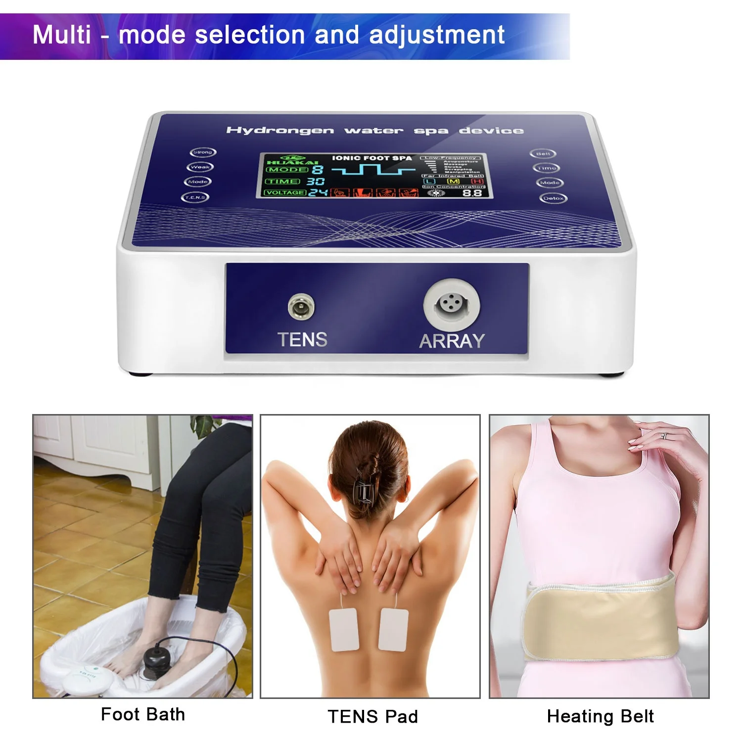 

High-tech Ionic Detox Foot Bath Device Ionizer Foot Detox Machine