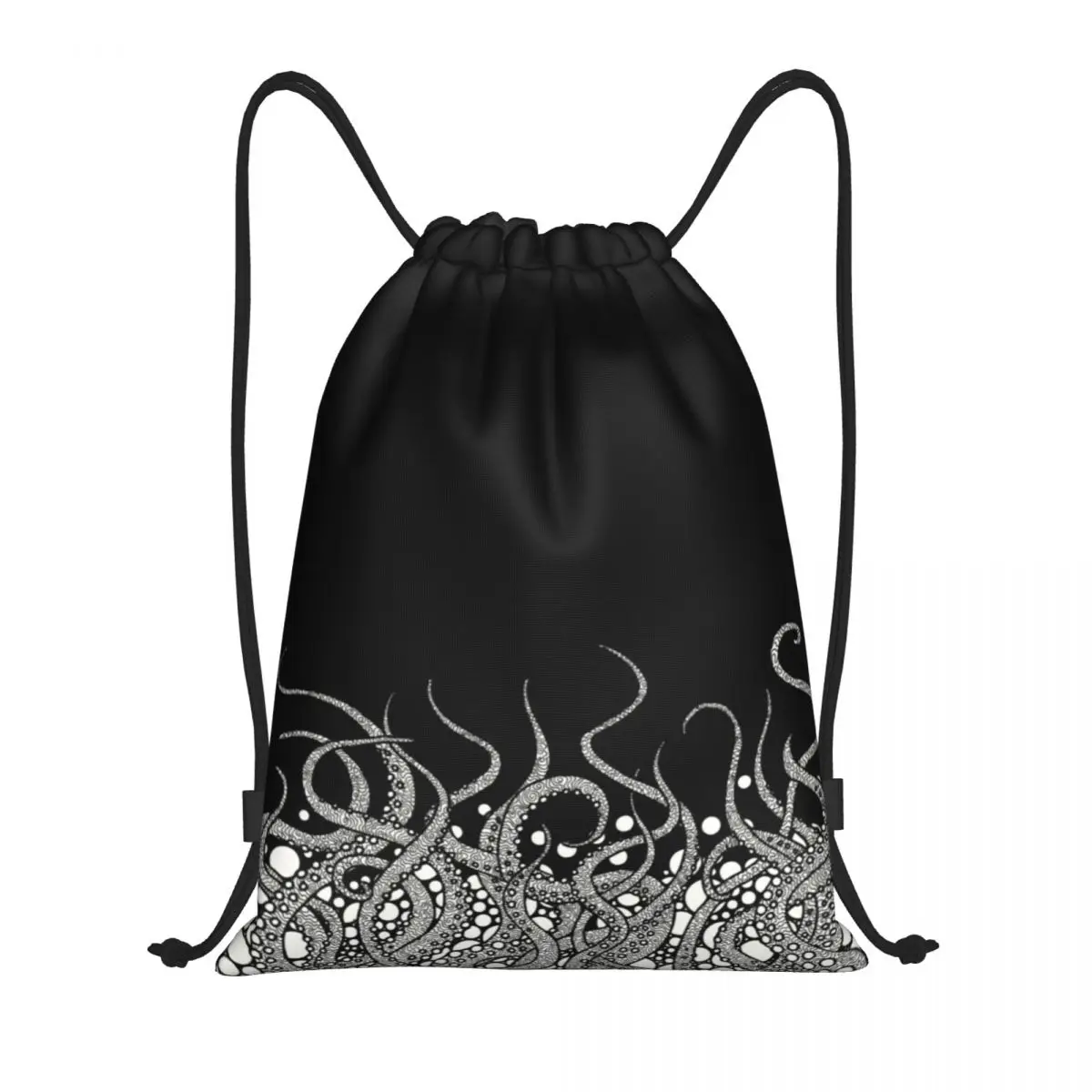 

Horror Monster Tentacles Cthulhu Drawstring Backpack Women Men Gym Sport Sackpack Portable Shopping Bag Sack